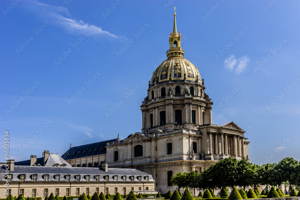 Obraz premium Chapel of Saint-Louis-des-Invalides (1679) in Paris. France.
