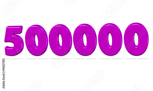 500000, beşyüz bin sayısı