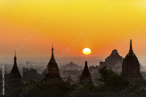 temples in Bagan, Myanmar