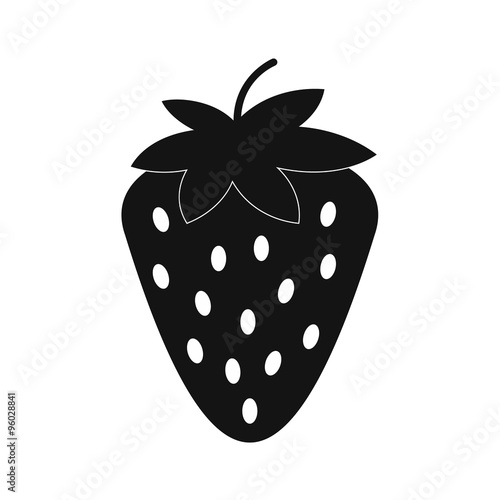Strawberry simple icon