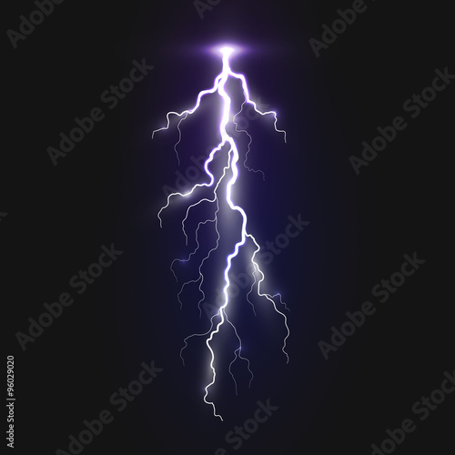New realistic lightning sign