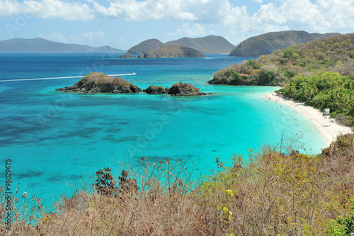 beautiful Beach in U.S. Virgin Islands photo