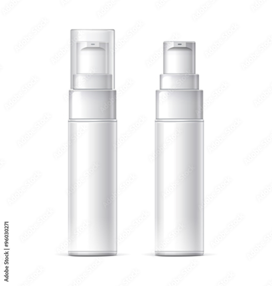 White plastic bottle can sprayer White plastic bottle can sprayer