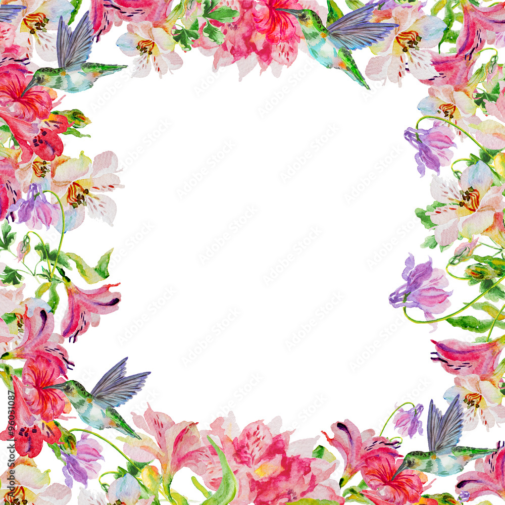 Watercolor flowers alstroemeria. Handmade greeting cards. Watercolor flowers alstroemeria. Handmade greeting cards.
