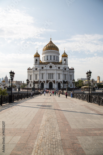 Cathedral of Christ the Saviour in Moscow, Russia