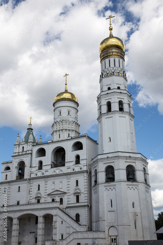 Ivan the Great Bell Tower in the Kremlin Museums of Moscow, Russia