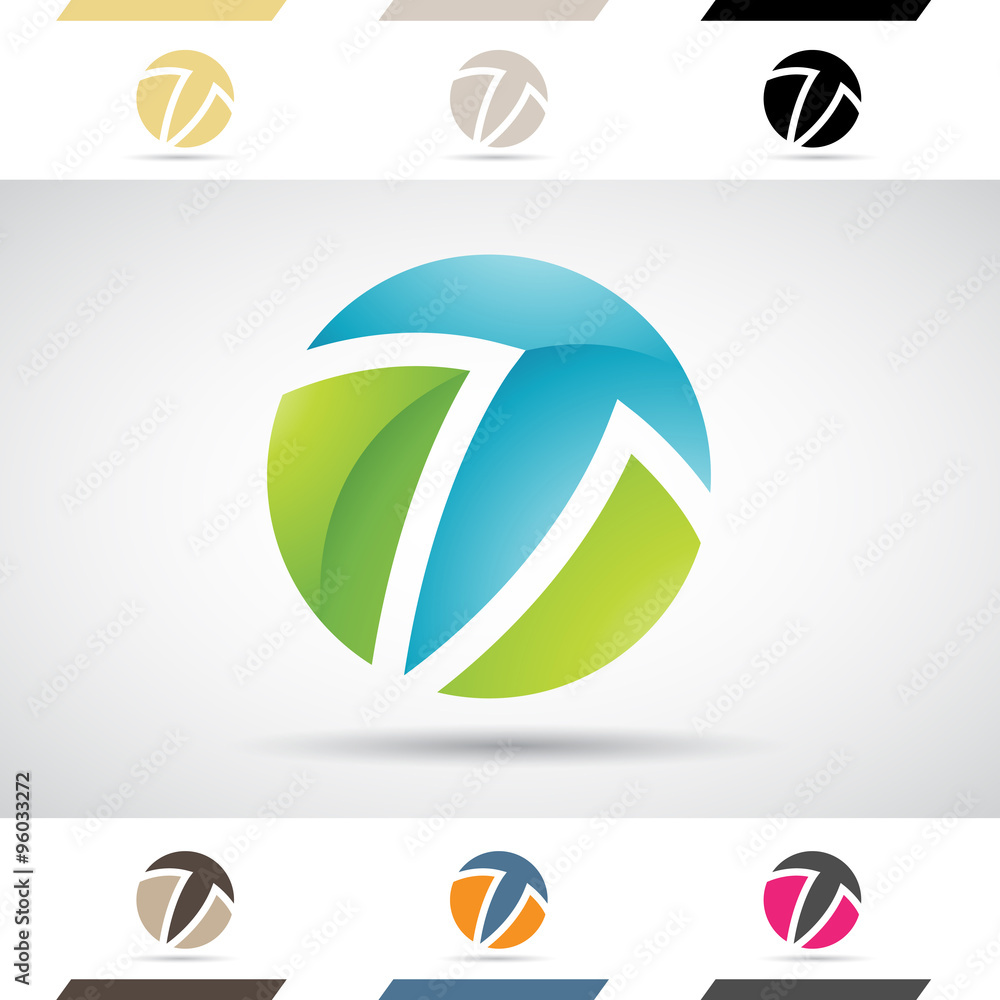 Logo Shapes and Icons of Letter T