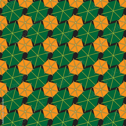 Abstract background made from hexagons photo