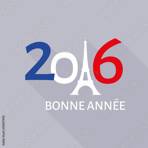 Carte de voeux 2016 Tour Eiffel