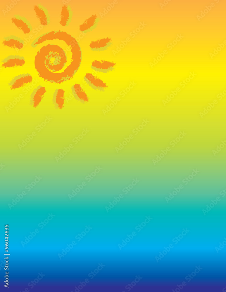 Vacation Sun Background Vacation Sun Background