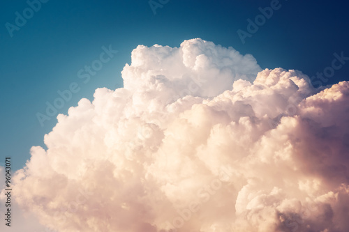 Cartoon clouds happy day