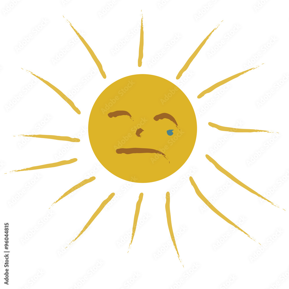 Sun symbol illustration