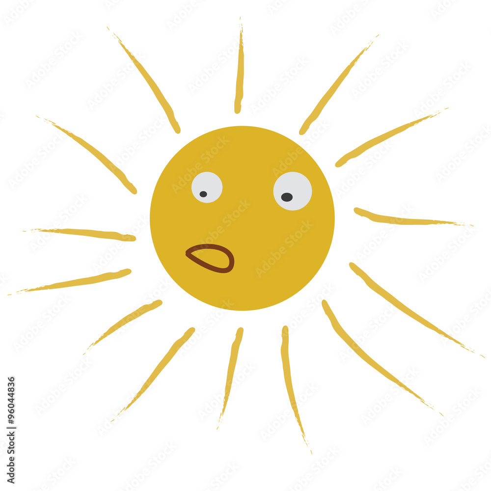 Sun symbol illustration