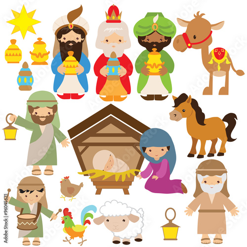 Nativity vector illustration
