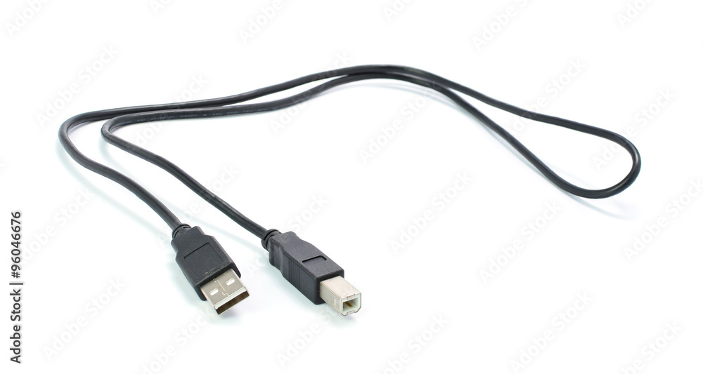 Cable Plug isolated on White Background Cable Plug isolated on White Background