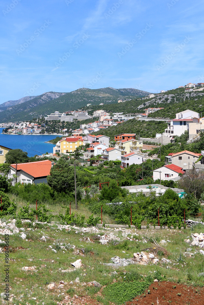 Neum, only coastal town in Bosnia and Herzegovina. 