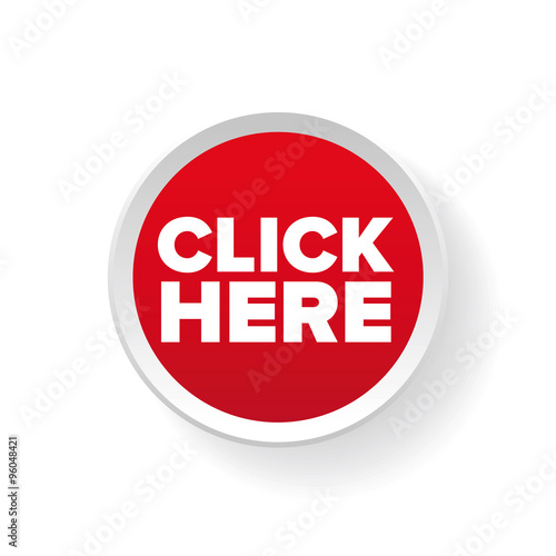 Click here button vector