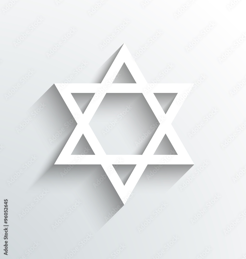 Star of David, Judaism celebration. Icon design Star of David, Judaism celebration. Icon design
