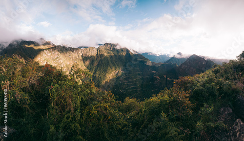 View of Machu Picchu - Putucusi Mountain - Peru photo