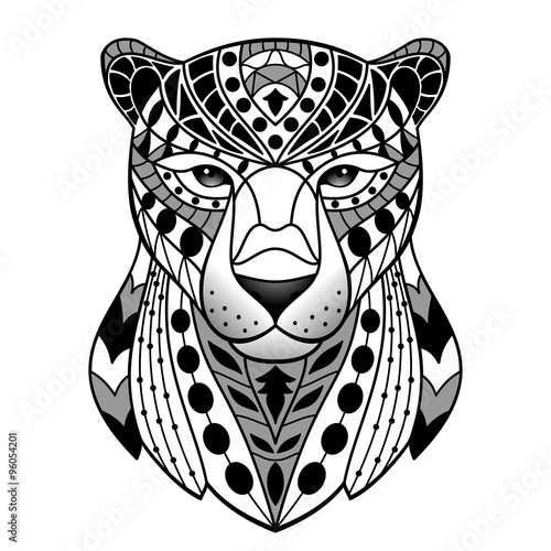Abstract Black  Panther