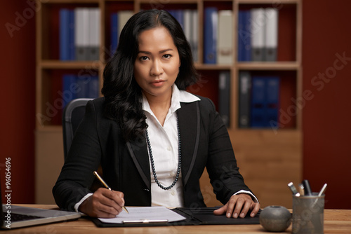 Indonesian female lawyer