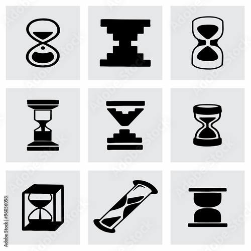 Vector Hourglass icon set