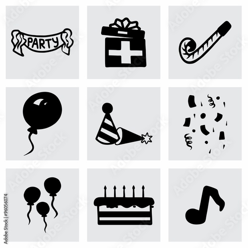 Vector Party icon set