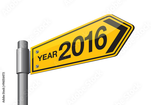 2016 road sign