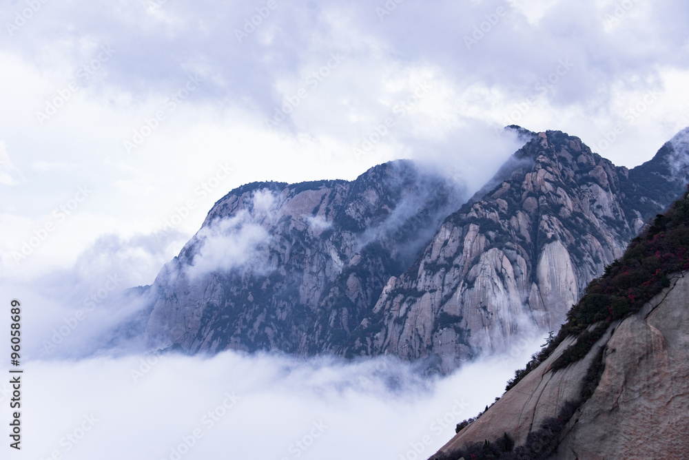  Huashan mountain. The highest of China’s five sacred mountain