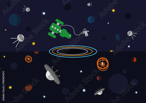 Theory of wormhole or Einstein-Rosen Bridge