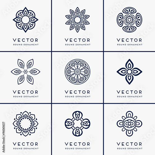 Vector ethnic mandala