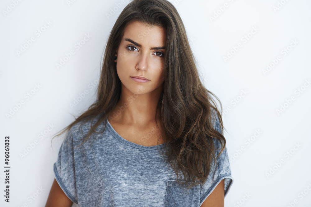Portrait of a very attractive woman. Portrait of a very attractive woman.