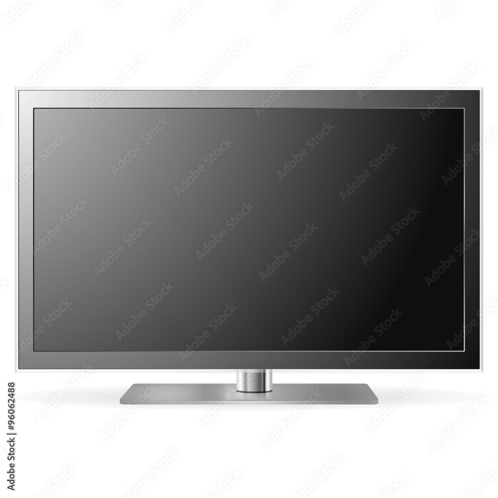 LCD TV set with reflection LCD TV set with reflection