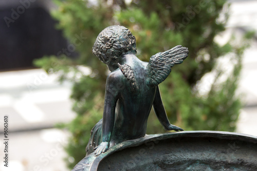 Little angle statue