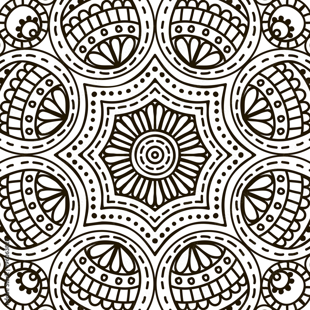 Mandala. Coloring page Mandala. Coloring page