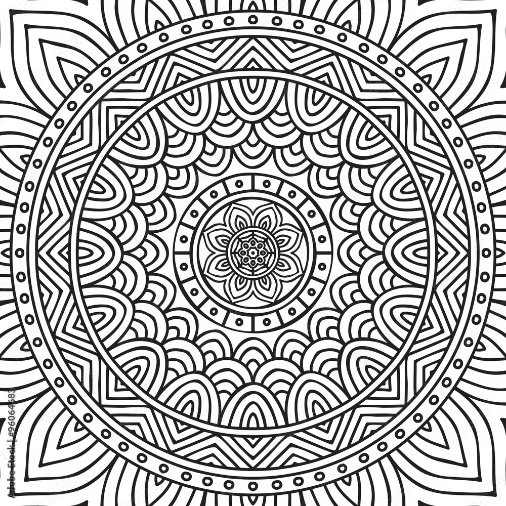 Mandala. Coloring page