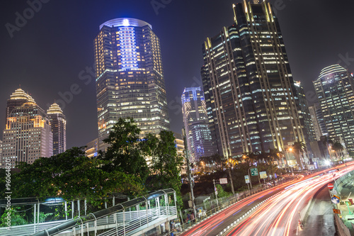 Traffic in Jakarta, Indonesia capital city