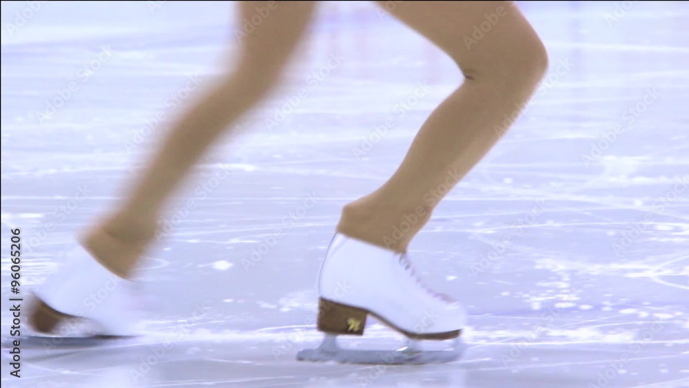 figure skater on the ice arena figure skater on the ice arena