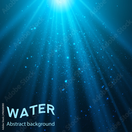 underwater background vector illustration