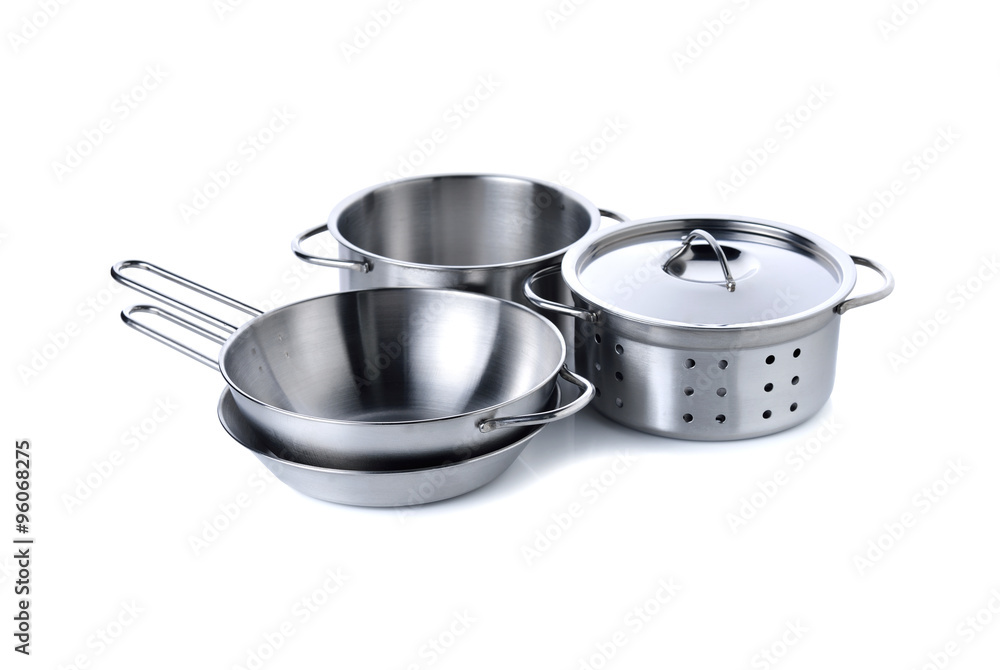 kitset of kitchenware for children imagination on white backgrou kitset of kitchenware for children imagination on white backgrou