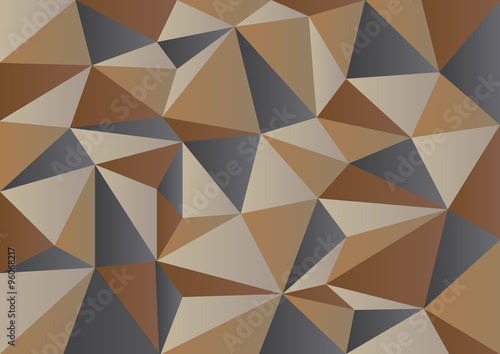 Abstract Vector Military Camouflage Background Made of Geometric Triangles Shapes