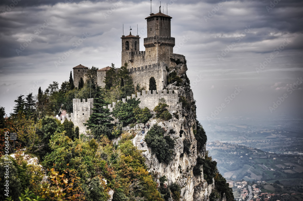 world famous San Marino castle