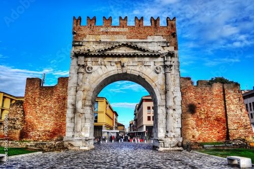 arch of Augustus in Rimini photo