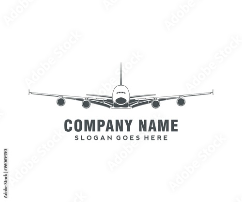 great air bus plane front view