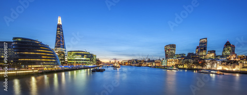 Panoramic view of london skyline #96069817