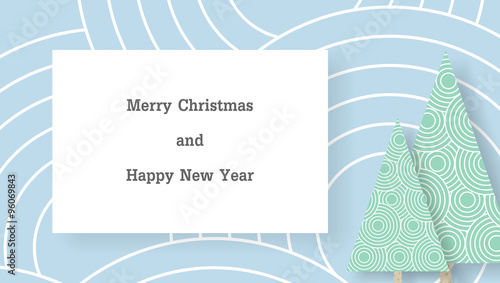 Christmas tree.Merry Christmas.Vector Illustration.