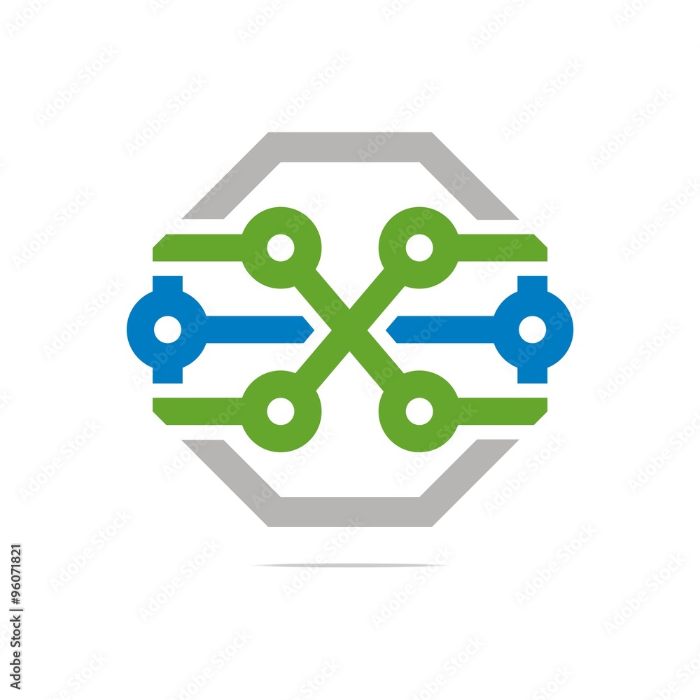 Logo design connecting sign and symbols full icon Logo design connecting sign and symbols full icon