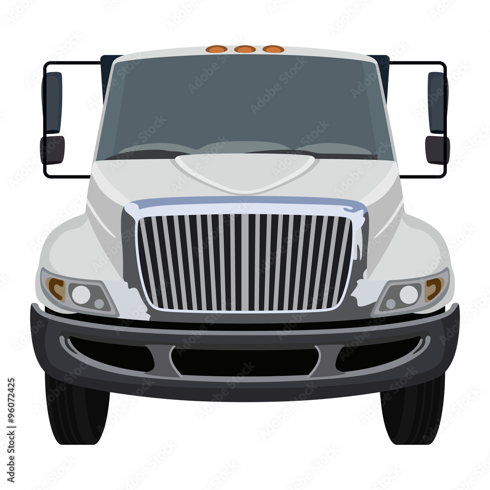 Naklejka premium Front truck