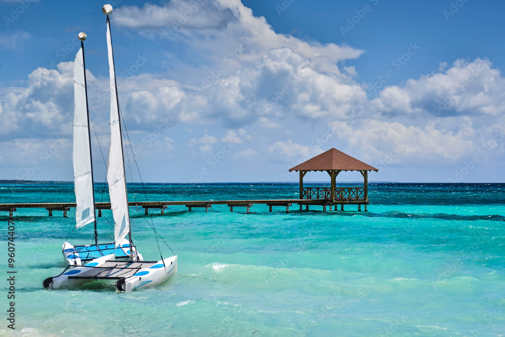 Tropical Paradise for a Summer Vacation.