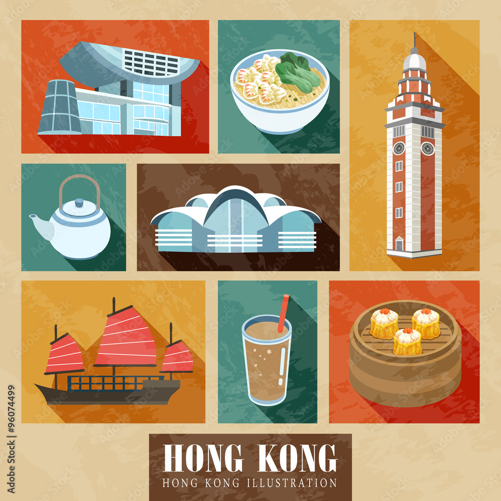 Fototapeta premium Hong Kong specialties